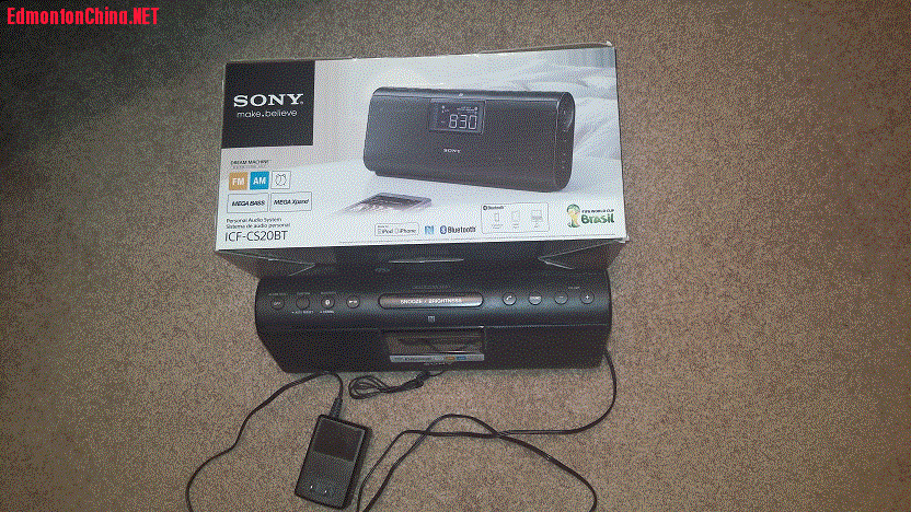 sony   clock radio 30