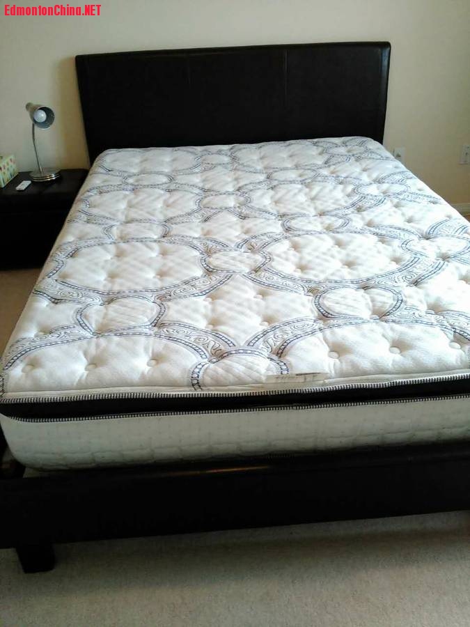 queen matress n bed frame